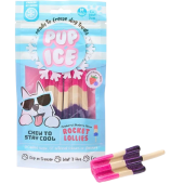 Сладолед  за кучета Pup Ice Rocket Lollies Strawberry & Blueberry 2 броя ледени близалки с Ягода и боровинки